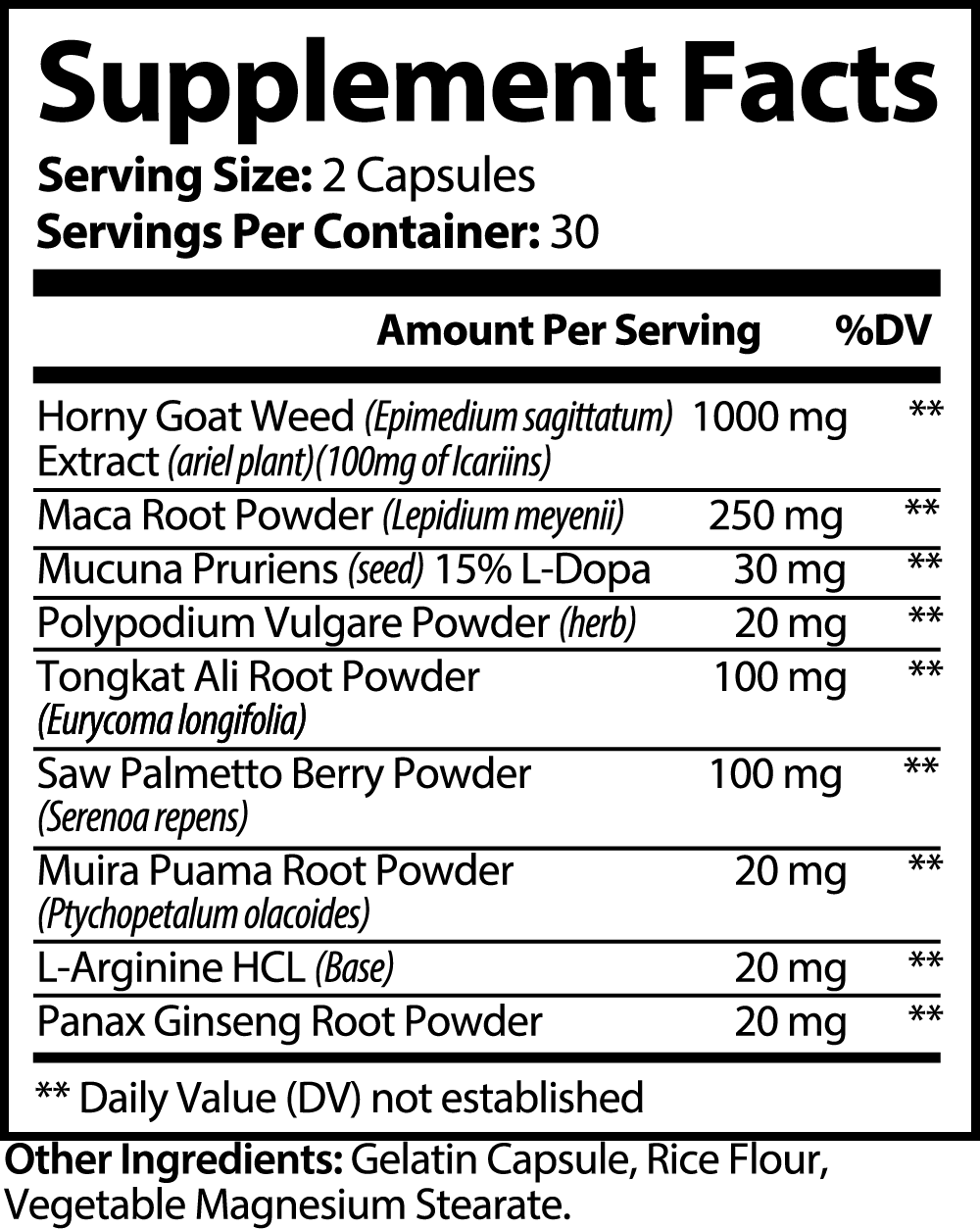 Horny Goat Weed Complex