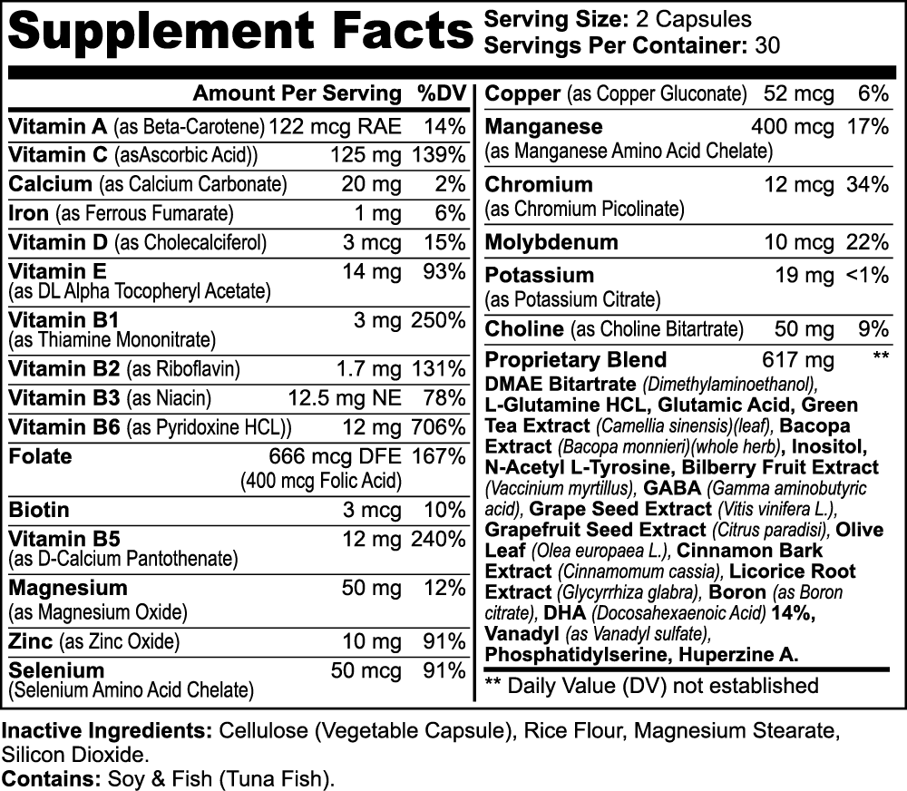 Elite Brain & Focus Formula